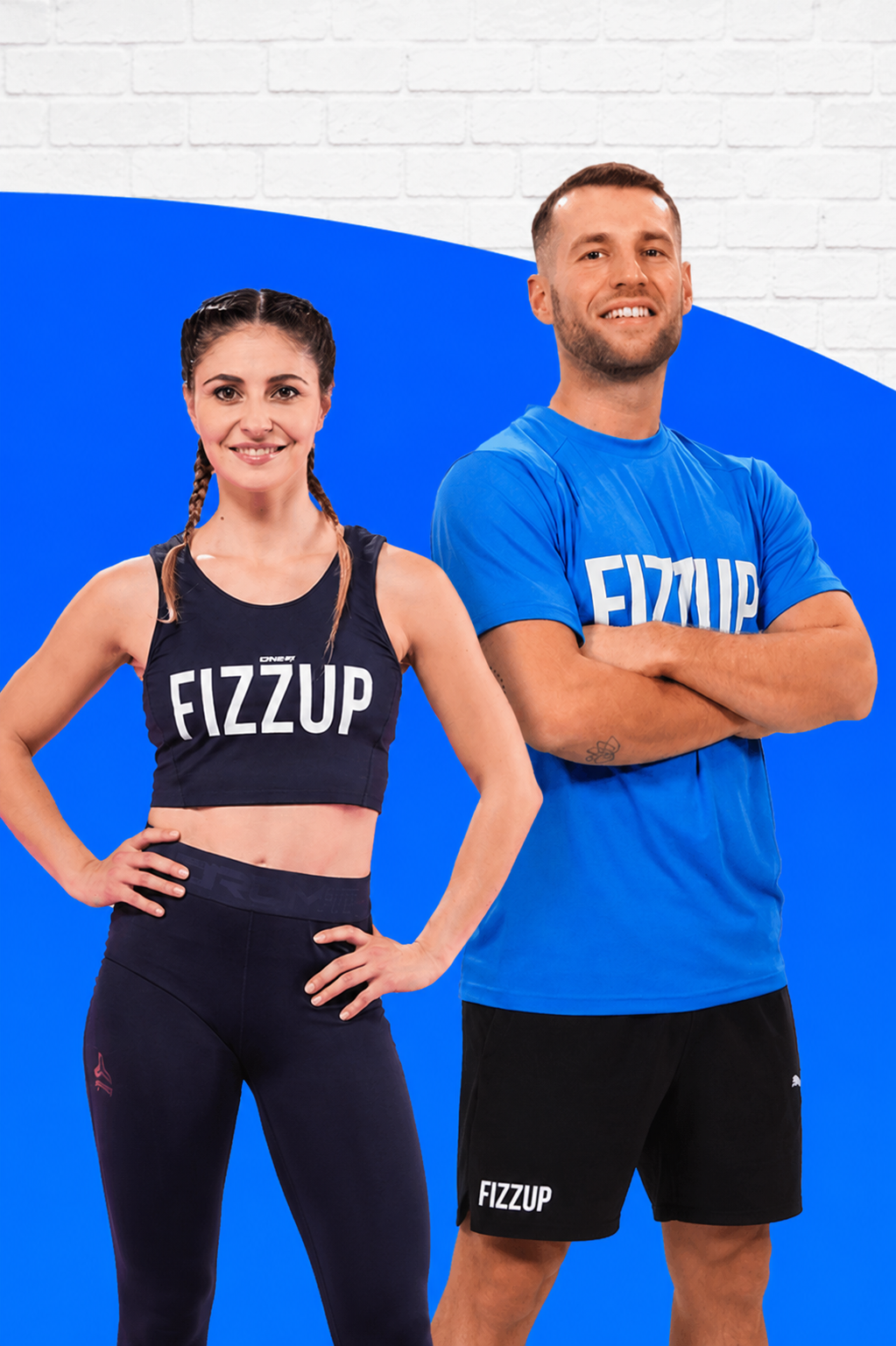 Elodie et Geoffroy, les deux coachs FizzUp de la séance
